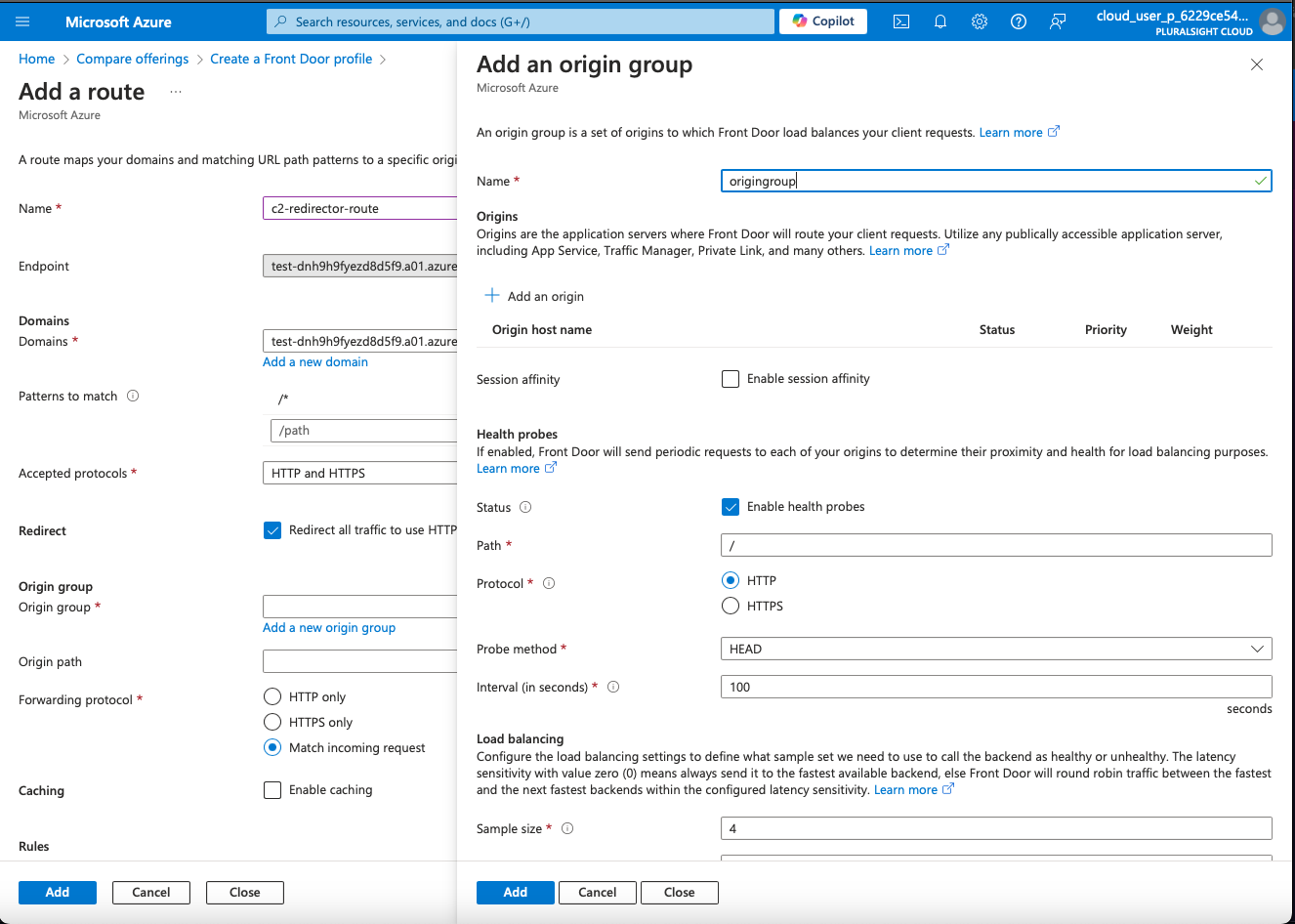 Configure Azure Front Door