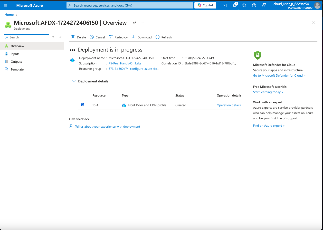 Configure Azure Front Door